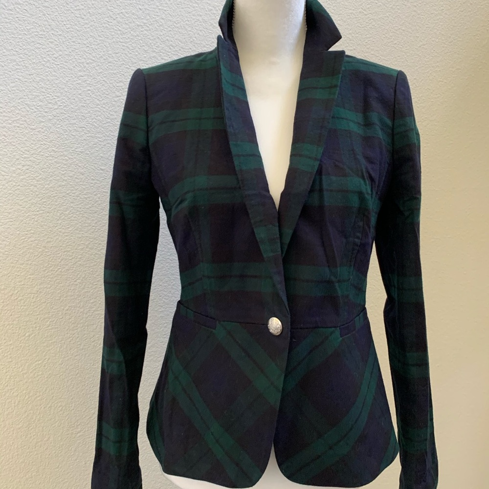 SOLD—Banana Republic Plaid one button Blazer 4